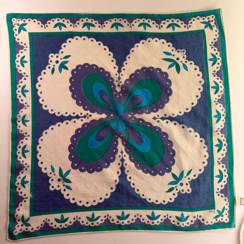Vintage Emilio Pucci Handkerchief scarf